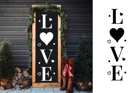 Love - Valentine's Day Porch Sign SVG SVG CraftLabSVG 