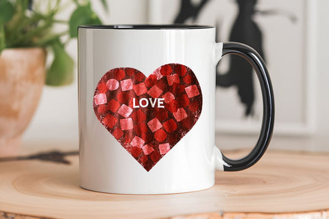 Love Valentine's Day Red Heart PNG Design (10) SVG Angelina750 