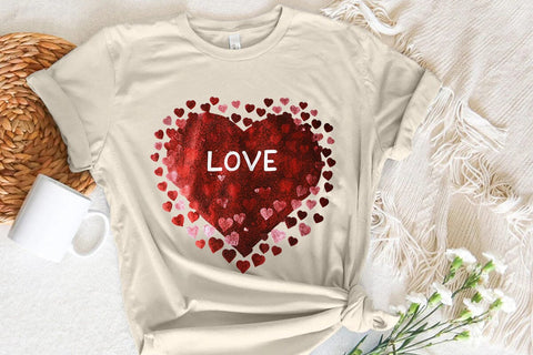 Love Valentine's Day Red Heart PNG Design (2) SVG Angelina750 