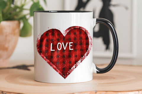 Love Valentine's Day Red Heart PNG Design SVG Angelina750 