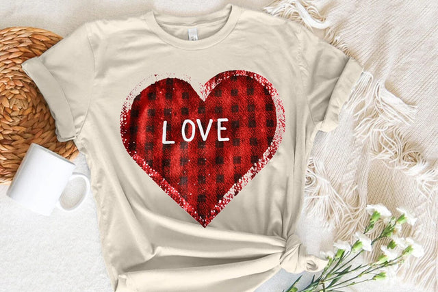 Love Valentine's Day Red Heart PNG Design SVG Angelina750 