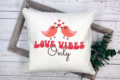 Love Vibes Only - Retro Valentine's Day SVG SVG CraftLabSVG 