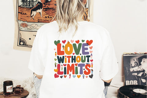Love Without Limits Valentine's Day Png Sublimation Creativeart88 
