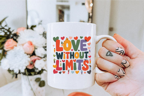 Love Without Limits Valentine's Day Png Sublimation Creativeart88 