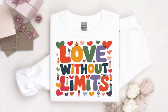 Love Without Limits Valentine's Day Png Sublimation Creativeart88 