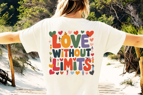 Love Without Limits Valentine's Day Png Sublimation Creativeart88 