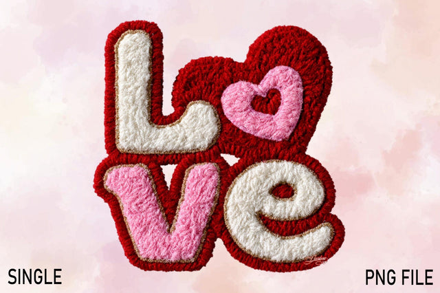 LOVE Yarn Png, Trendy Valentine Design Sublimation SVGArt 