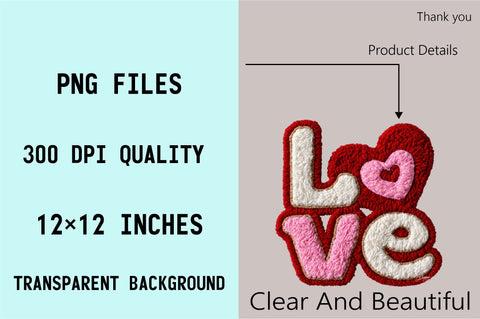LOVE Yarn Png, Trendy Valentine Design Sublimation SVGArt 