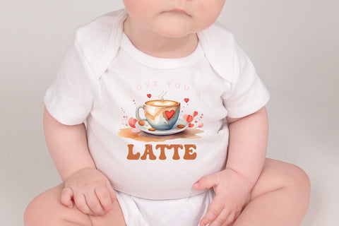 Love You a Latte | Valentine's Day Sublimation Sublimation CraftLabSVG 