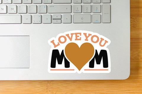 Love you mom SVG Angelina750 