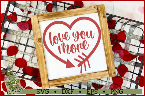 Love You More SVG File SVG Crunchy Pickle 