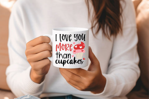 love you more than cupcakes SVG design SVG Regulrcrative 