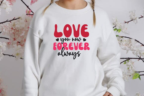 Love you now forever always retro svg design SVG sk.swapon Roy 