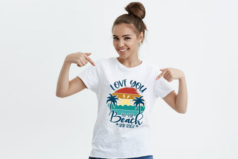Love You to the Beach and Back, Summer Sublimation Sublimation CraftLabSVG 