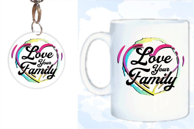 Love Your Family SVG, Inspirational Quotes, Motivatinal Quote Sublimation PNG T shirt Designs, Sayings SVG, Positive Vibes, SVG D2PUTRI Designs 