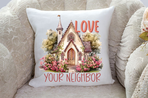 Love your neighbor png design Sublimation Regulrcrative 