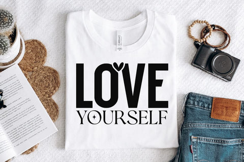 Love your self Sleeve SVG Design, Inspirational sleeve SVG, Motivational Sleeve SVG Design, Positive Sleeve SVG SVG Regulrcrative 
