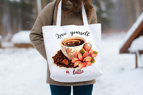 Love yourself a latte PNG Design Sublimation Designangry 