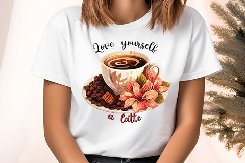 Love yourself a latte PNG Design Sublimation Designangry 