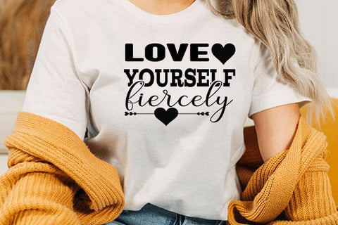 love yourself fiercely SVG Angelina750 