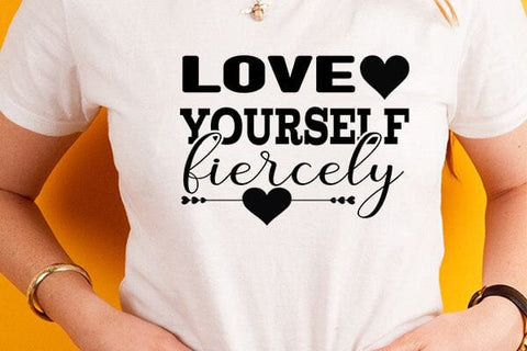 love yourself fiercely SVG Angelina750 