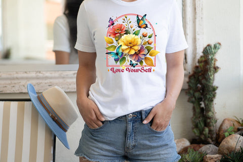 Love Yourself PNG Sublimation Design Sublimation CraftLabSVG 