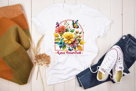 Love Yourself PNG Sublimation Design Sublimation CraftLabSVG 