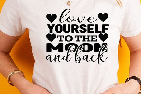 love yourself to the moon and back SVG Angelina750 