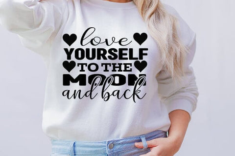 love yourself to the moon and back SVG Angelina750 