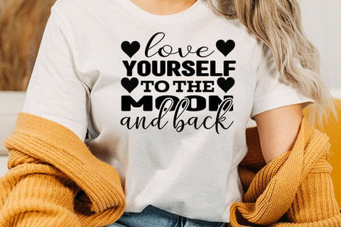 love yourself to the moon and back SVG Angelina750 