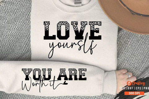 Love yourslf Sleeve SVG Design SVG Designangry 