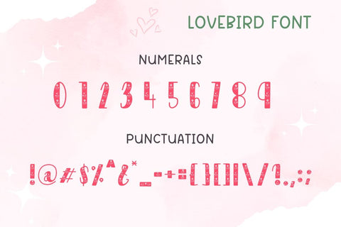 Lovebird - Decorative Font Font AnningArts Design 