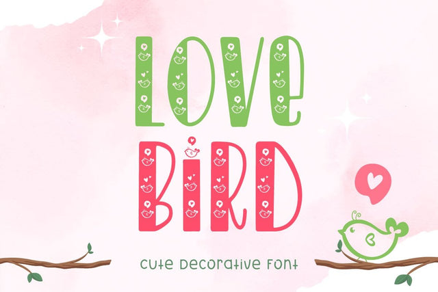 Lovebird - Decorative Font Font AnningArts Design 