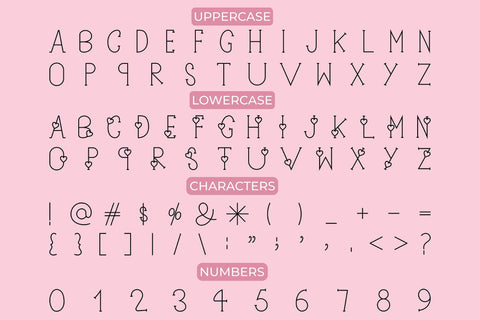 Lovebug - A Cute Valentine Font Font CraftLabSVG 