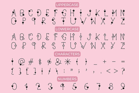 Lovebug - A Cute Valentine Font Font CraftLabSVG 