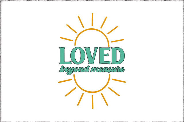 Loved Beyond Measure PNG, Christian Sublimation Design, Religious PNG Sublimation Jagonath Roy 