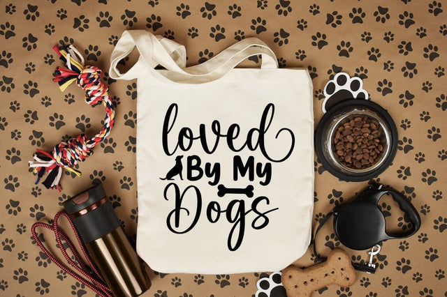 Loved By My Dogs SVG Design SVG Designangry 