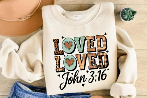 Loved John 3:16 PNG, So Very Loved PNG, Bible PNG, Christian Valentines Sublimation, Christian Shirt PNG, Loved John Religious Theme PNG, Religious PNG Sublimation Regulrcrative 