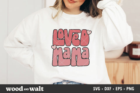 Loved Mama Loved Mini SVG | Valentine Mommy Me SVG SVG Wood And Walt 