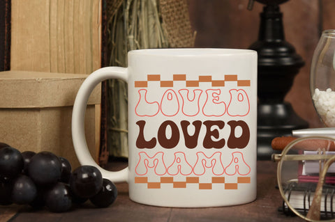 Loved mama Svg Design SVG Regulrcrative 