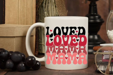 Loved mama Svg Design SVG Regulrcrative 