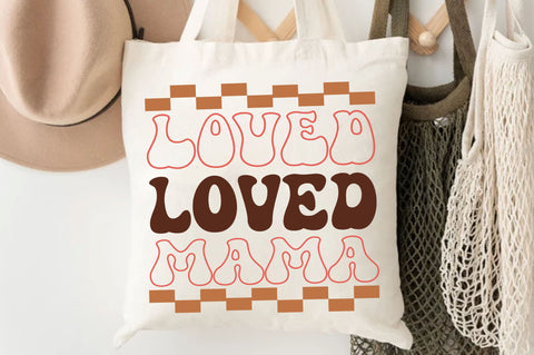 Loved mama Svg Design SVG Regulrcrative 
