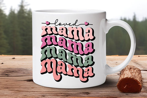 Loved mama svg Design SVG Regulrcrative 