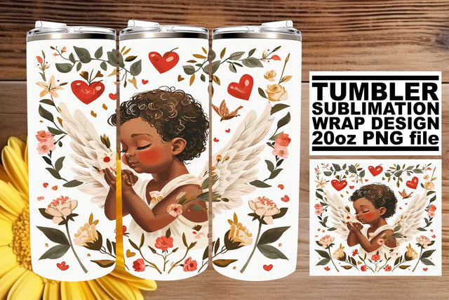 Lovely 20oz Tumbler Wrap Sublimation Sublimation afrosvg 