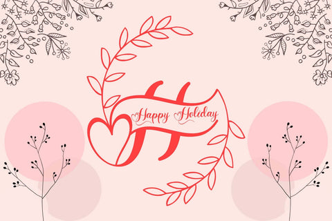 Lovely Amelina Monogram Font Prasetya Letter 