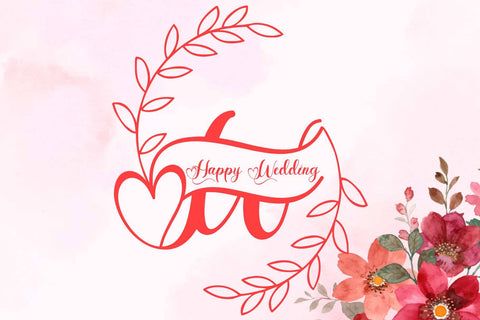 Lovely Amelina Monogram Font Prasetya Letter 