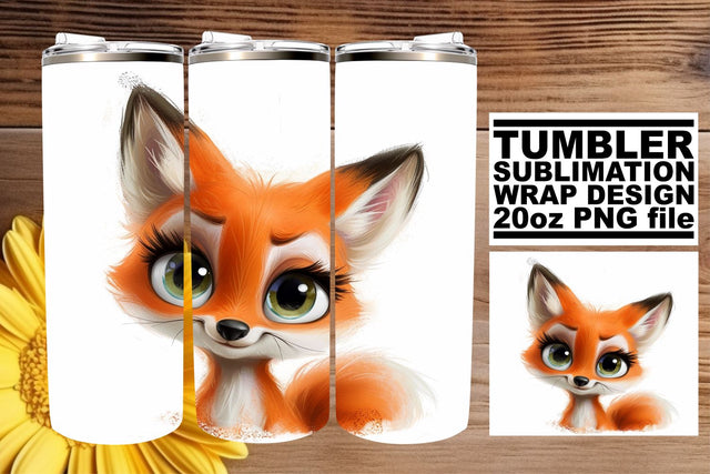 Lovely Animal Sublimation Tumbler Wrap Sublimation afrosvg 