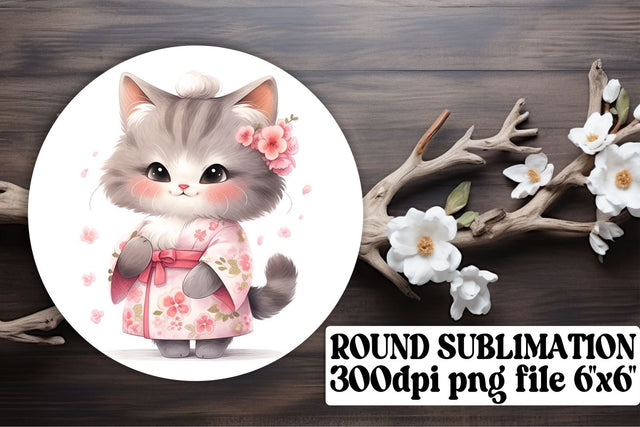 Lovely Cat Keychain Variety for Craft Lovers Sublimation afrosvg 