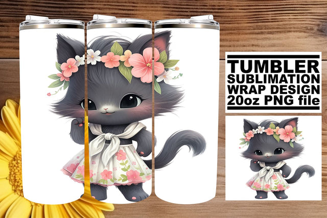 Lovely Cat Lover's 20oz Tumbler Sublimation Pack with Kitties Sublimation afrosvg 