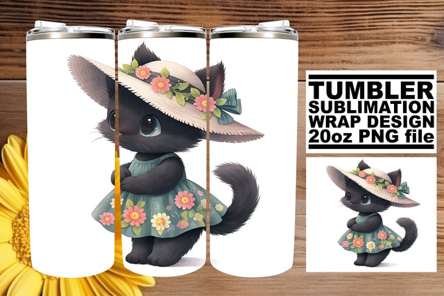 Lovely Cat Lover's 20oz Tumbler Sublimation Pack with Kitties Sublimation afrosvg 